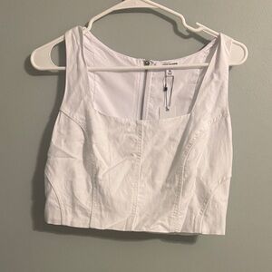 Steve Madden White Crop Top
